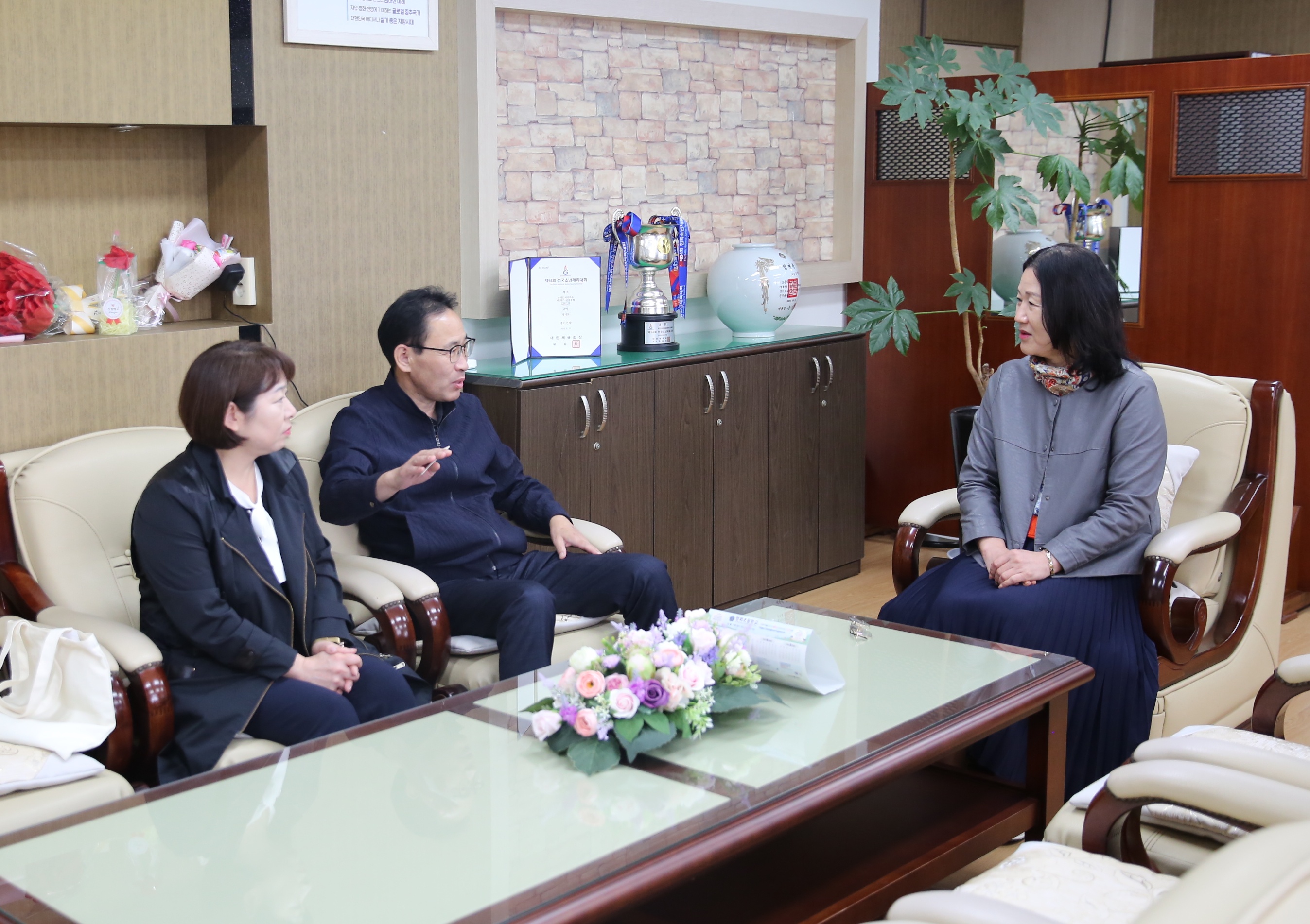 영화초등학교 민원 관련 현장 간담회1번 사진